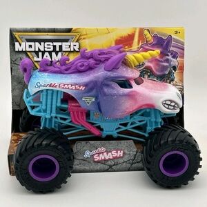 SPIN MASTER MONSTER JAM 2025  TRUCK 1/24 DIECAST SPARKLE SMASH SERIES 26